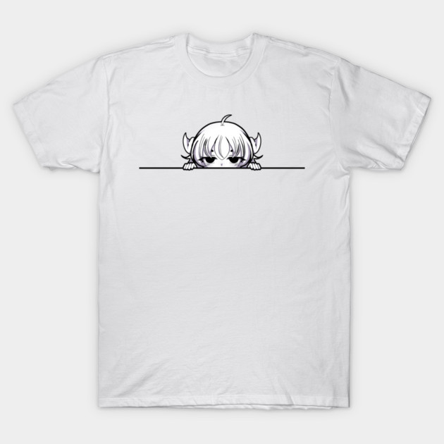 Funny Annoyed Anime Girl T-Shirt by logiamerch