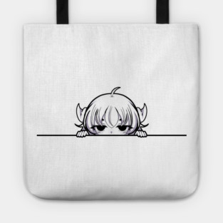Funny Annoyed Anime Girl Tote
