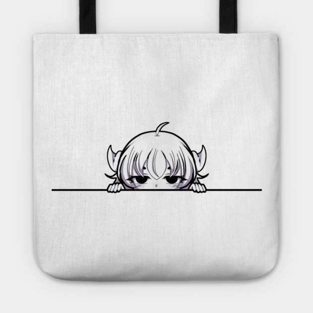 Funny Annoyed Anime Girl Tote by logiamerch