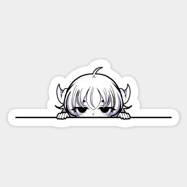 Funny Annoyed Anime Girl Magnet by logiamerch