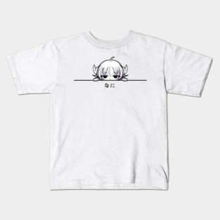 Funny Annoyed Anime Girl Kids T-Shirt