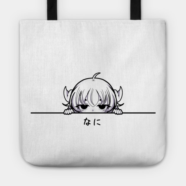 Funny Annoyed Anime Girl Tote by logiamerch
