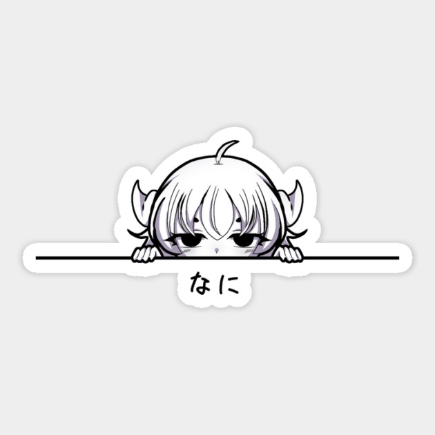 Funny Annoyed Anime Girl Sticker by logiamerch