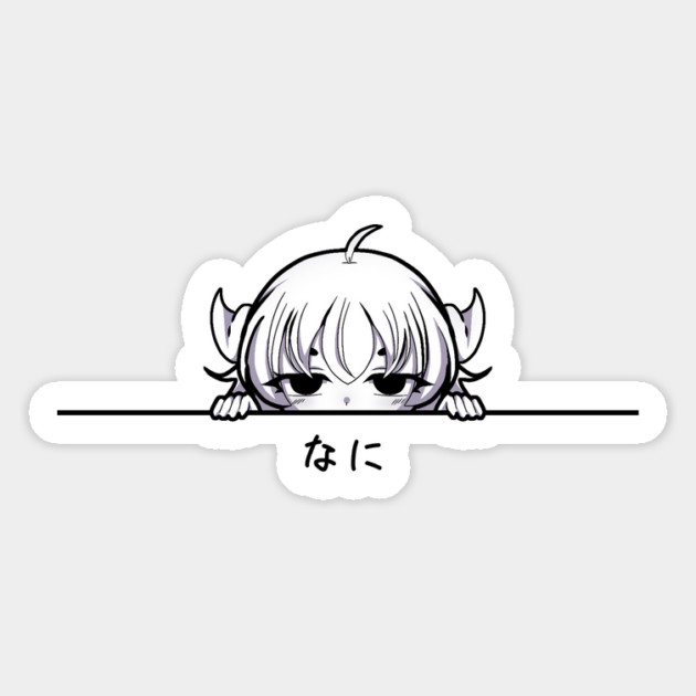 Funny Annoyed Anime Girl Magnet by logiamerch