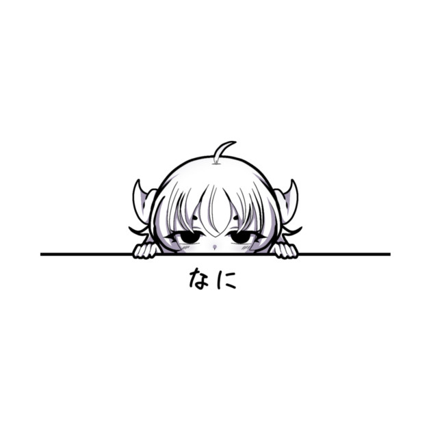 Funny Annoyed Anime Girl by logiamerch