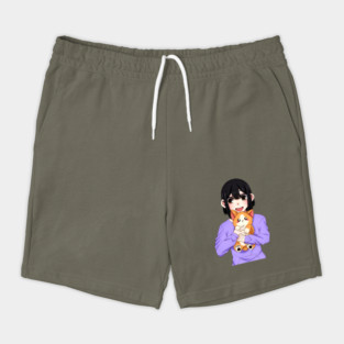 Cute Corgi with Anime Girl Shorts