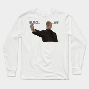 Face/Off: His Face... OFF Long Sleeve T-Shirt