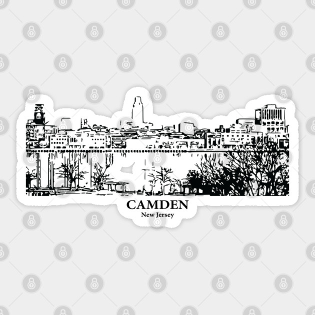 Camden - New Jersey Sticker by Lakeric