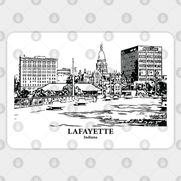 Lafayette - Indiana Sticker by Lakeric