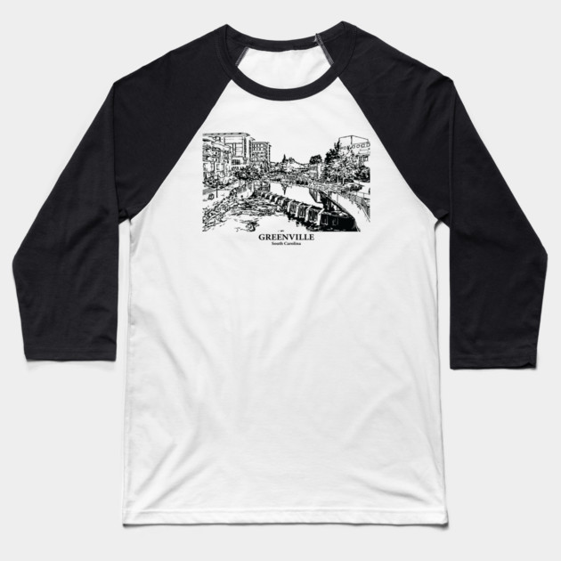 Greenville - South Carolina Baseball T-Shirt by Lakeric