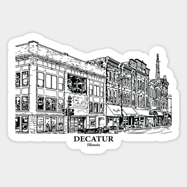 Decatur - Illinois Magnet by Lakeric