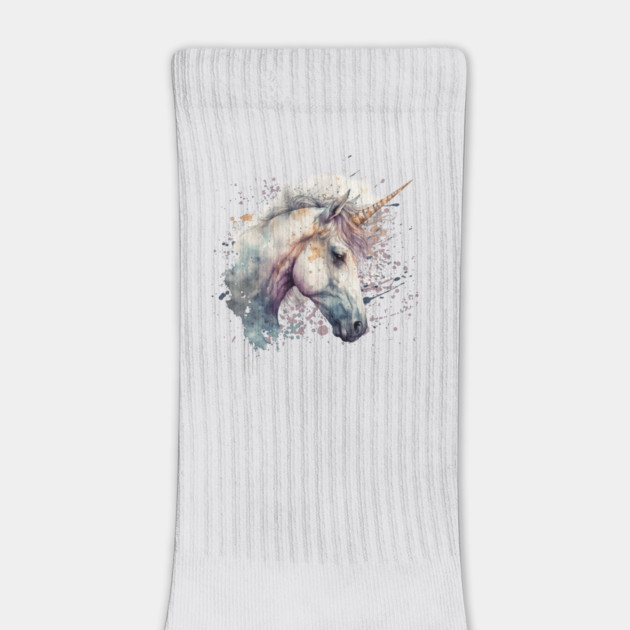 Watercolor Unicorn by HolidayBug