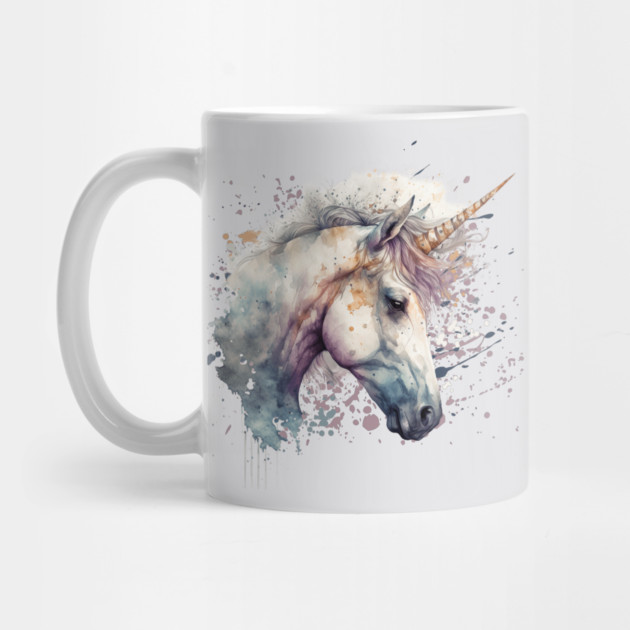 Watercolor Unicorn by HolidayBug