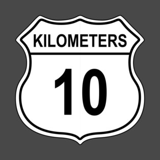 10k US Highway Sign T-Shirt