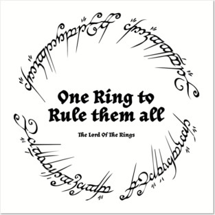 One Ring Posters and Art
