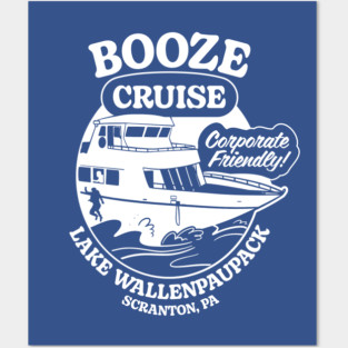 Booze Cruise On Lake Wallenpaupack - The Office Parody Posters and Art