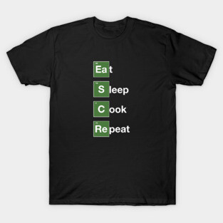 Eat Sleep Cook Repeat T-Shirt