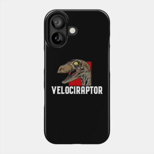 Awesome Velociraptor Dinosaur Ferocious Dino Phone Case