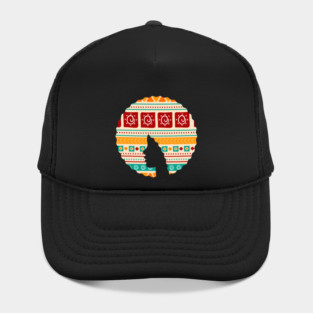 Afro Hair Woman with African Pattern, Black History Hat