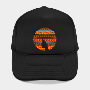 Afro Hair Woman with African Pattern, Black History Hat