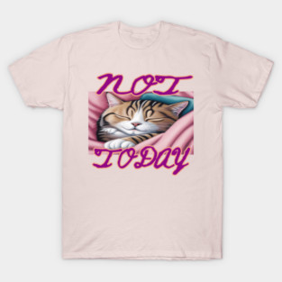 Not Today Cat T-Shirt
