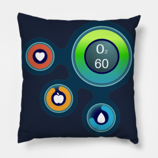 Subnautica Hud Pillow