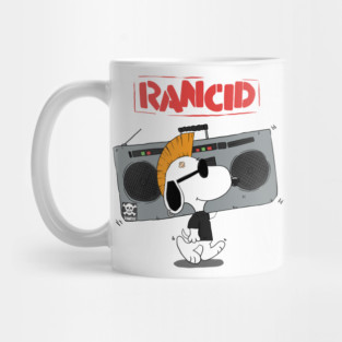 Rancid band merch - radio funny cartoon design Mug