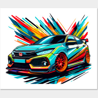 Honda Civic Posters and Art