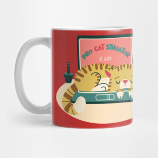 procrastinator cat Mug