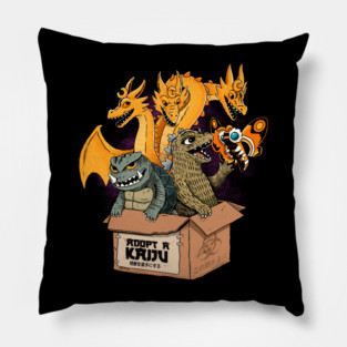 Adopt a kaiju Pillow