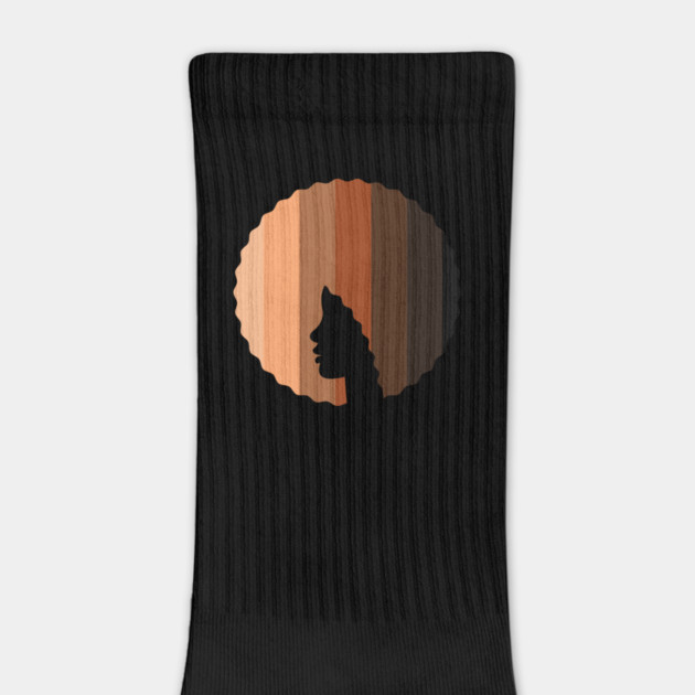 Afro Hair Woman with African Melanin Shades, Black History by logiamerch