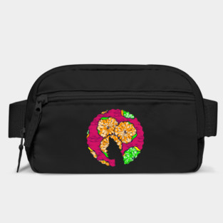 Afro Hair Woman with African Pattern, Black History Bag