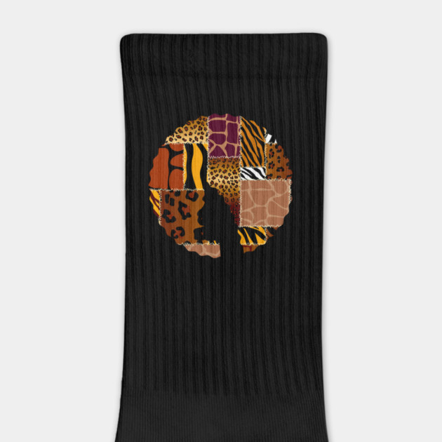 Afro Hair Woman with Animal African Pattern, Black History by logiamerch
