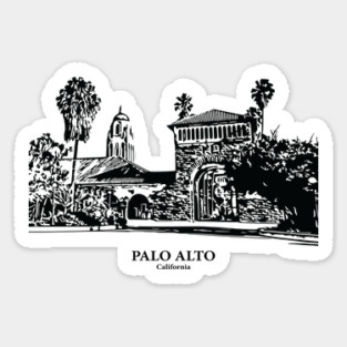 Palo Alto - California Sticker