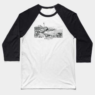 Portland - Maine Baseball T-Shirt