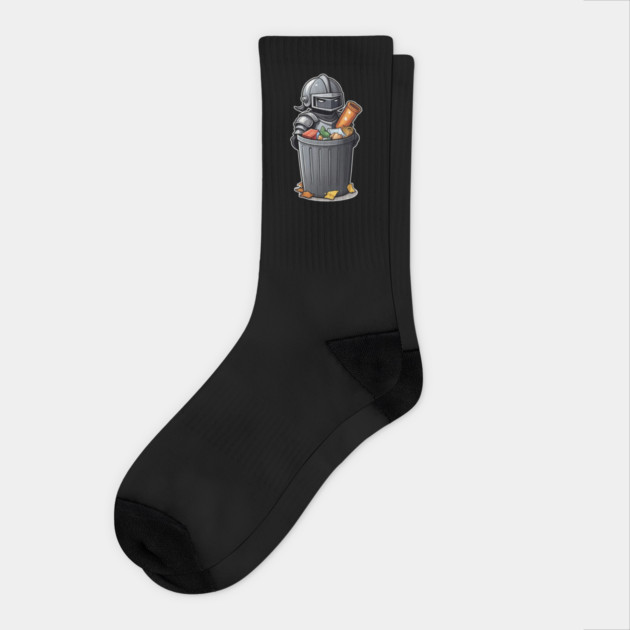 Garbage Knight 1 Socks by Grave Digs