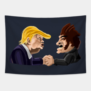 Donald Trump x Javier Milei Argentina/USA Tapestry