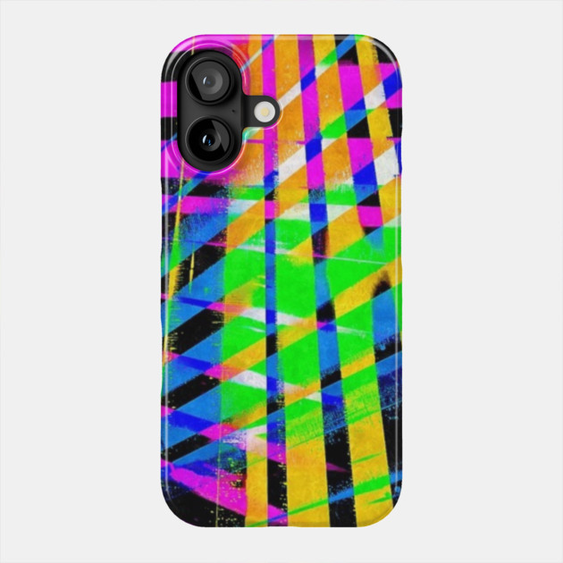 Neon Nexus Phone Case by casualteesinc