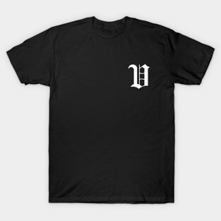 Old English Letter "V" T-Shirt