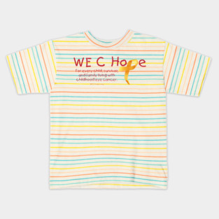 WE C Hope Lg Ribbon Alt Tagline Kids T-Shirt