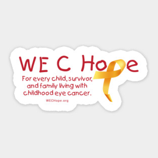 WE C Hope Lg Ribbon Alt Tagline Sticker