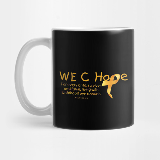 WE C Hope Gold Lg Ribbon Alt Tagline by World Eye Cancer Hope