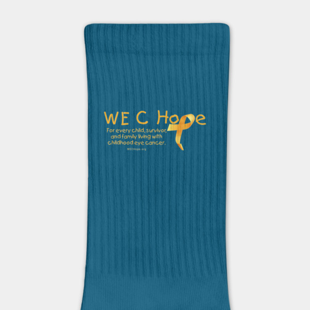 WE C Hope Gold Lg Ribbon Alt Tagline by World Eye Cancer Hope