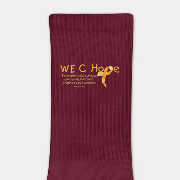 WE C Hope Gold Lg Ribbon Alt Tagline by World Eye Cancer Hope