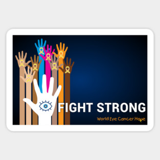 WE C Hope - Eye Fight Strong Sticker