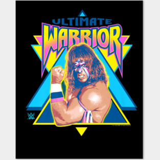 Ultimate Warrior Retro Triangle Posters and Art