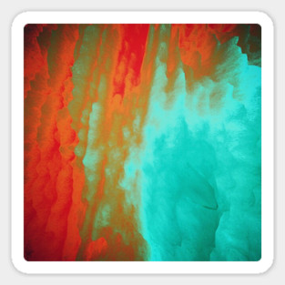 Blimp Volcano Sticker