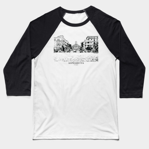 Alpharetta - Georgia Baseball T-Shirt by Lakeric