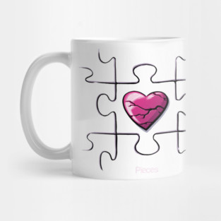 Broken Heart (small) Mug