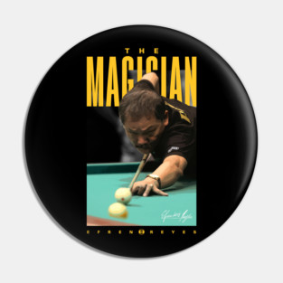 Efren Reyes Greatest Pool Player of All Time Pin